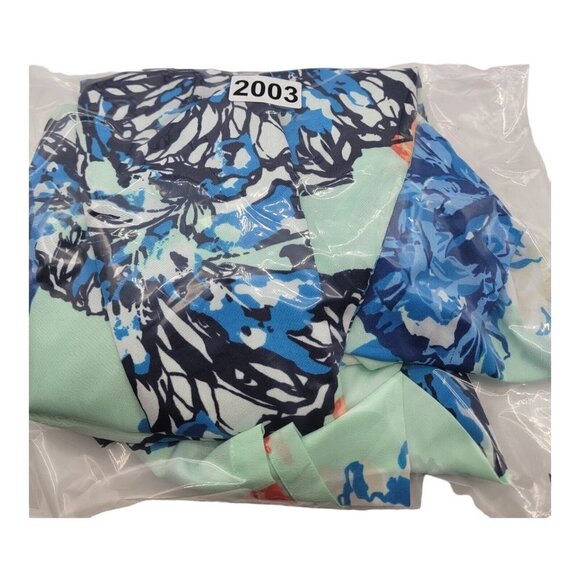 J.Crew Dress Womens Size 4 Multicolor Floral Shift Short Sleeve - Picture 3 of 6